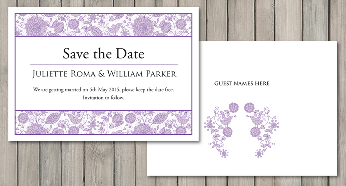 Love Birds Wedding Stationery Collection