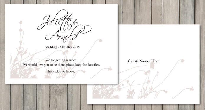Summer Breeze Wedding Stationery